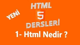 1. HTML Nedir?