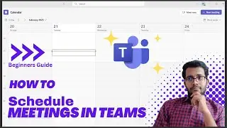 How to schedule a meeting in teams || Microsoft teams