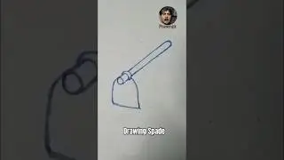 How to Draw a Spade । Spade drawing #shorts #drawing