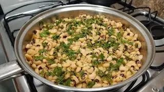 como fazer feijão fradinho saboroso e que ficar com os caroços inteiro😋