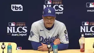 Dave Roberts On Dodgers NLCS Game 1 Win VS Brewers, Says Teoscar Had Brain Fart During Double Play!