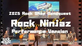 2025 Rock Shop Bandquest Manukau First Place Rock Ninjaz 