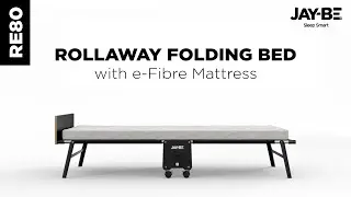 Jay-Be RE80 Rollaway Folding Bed with e-Fibre Mattress