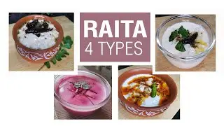 4 Types of Raita | Boondi Raita | Lauki Raita | Aloo Raita | Beetroot Raita | Homemade Raita Types