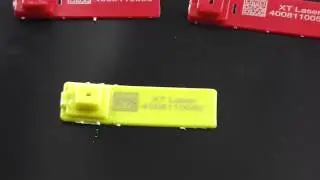 White Color Laser Marking for Plastic Seal