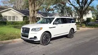 2023 Lincoln Navigator Black Label In White with Central Park Theme