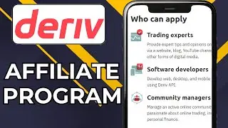 HOW TO SIGN UP FOR DERIV AFFILIATE PROGRAM (2026)