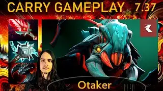 ⭐ 7.37 Otaker Weaver |KDA - 33 KP - 70%| New patch Carry Gameplay - Dota 2 Top MMR