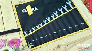 Bộ cờ l&ecirc; v&ograve;ng miệng 12 c&aacute;i 6-22mm 205S 12MT Elora Germany