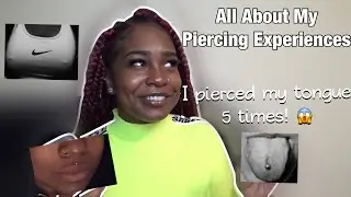 My Piercing Experiences! ♡ (Nipple, Medusa, Tongue, Nose, BellyButton, Bottom Lip) + Pain Level