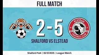 7 GOAL THRILLER! Shalford FC vs Elstead Full Match 06/12/2025 - GWAFL GW11