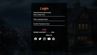 Create a Login and Sign Up Website Page by using HTML CSS and JavaScript | Code With Karan