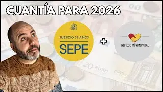 Mas de 700€/mes en 2026 si COBRAS Subsidio52 gracias al INGRESO Mínimo VITAL