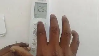 How to lock unlock Geary split AC thermostat & how to change Celsius to Fahrenheit Fahrenheit to Cel