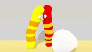 Larva puppet time | Ice cream 