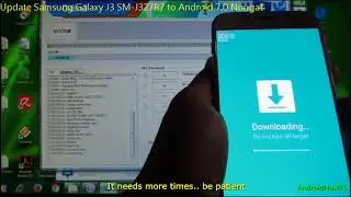 Update Samsung Galaxy J3 SM-J327R7 to Android 7.0 Nougat
