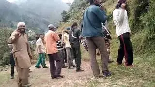 Grass cutting in Darhal