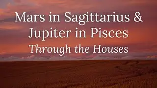 Mars in Sagittarius & Jupiter in Pisces: Through the Houses