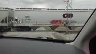 Union Pacific 7025 Freight Train Going Through Rural Saint Elmo Illinois Western Cullen Hayes ebell
