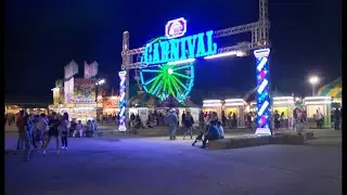 Opening night of the carnival at the Fort Bend County Fair