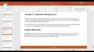 Introduction to Reinsurance Pricing