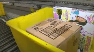 Amazon fulfillment center prepares for wave of packages