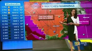 Bakersfield evening weather forecast June 8