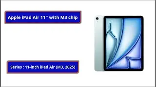 Apple iPad Air 11&Prime; с процессором M3: разработан для Apple Intelligence, дисплей Liquid Retina, 51...