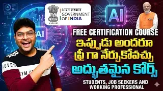 🔥Breaking News - FREE AI Course by Indian Government | Learn Basics Of AI | Yuva AI | @VtheTechee