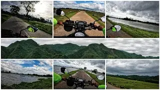 Moto Vlog 49...বাংলাদেশের সৌন্দর্য যেখান থেকে শুরু ভারতের সীমানাও সেখান থেকেই শুরু,  আজ আমি নেএকোনা।