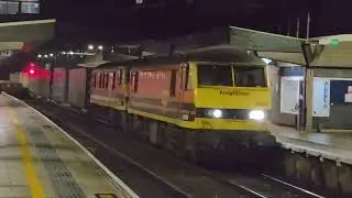 90008 & 90010 - 4S47 1915 Daventry IRFT &nbsp;to&nbsp;Mossend Pd Stirling (Flhh) - passing through Stafford P5