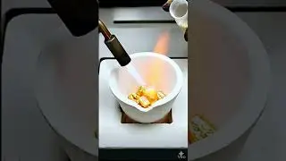 Turning Liquid Gold Into a Perfect Gold Bar! 😲 Full Process Revealed #GoldBar #MetalMelting #Gold
