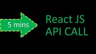 API call in react js IN 5minutes