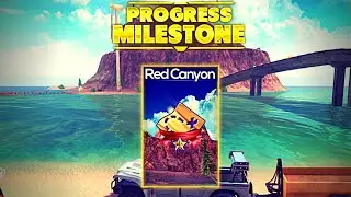Building last bridge on Red Canyon map 100% complete  | Off The Road Unleashed | Nintendo Switch HD