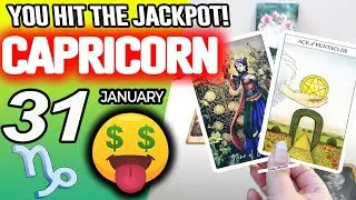 Capricorn ♑️🤑 YOU HIT THE JACKPOT!💲💰 horoscope for today JANUARY 31 2026 ♑️ #capricorn tarot JANUARY