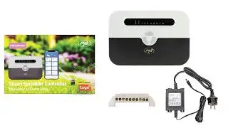 Smart irrigation programmer PNI SWI280 Wi-Fi, for 8 zones, control from Tuya Smart
