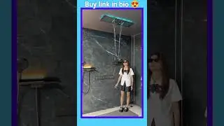 😍Luxury LED Rainfall Shower head🚿✨ | Mist & Massage Modes 💡#luxryshower#ledshower#ytviral
