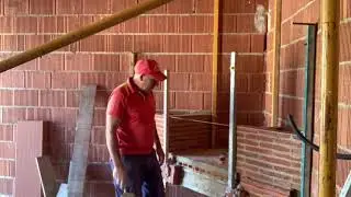 Como hacer una chimenea de obra en esquina y colgada