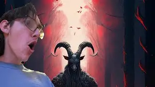Reacting to my Goatman forest series fire video