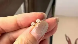 Icy A-Grade Natural Jadeite MINI.malist Stud Earrings No. 180085