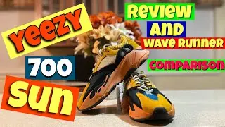 Adidas Yeezy 700 Sun review. With wave runner  comparison. Adidas raffle came through!