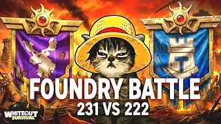 Absolute Massacre 😈 #231 vs #222 Foundry Battle | Whiteout Survival