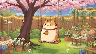 Mochi Cat&rsquo;s Dreamy Spring Garden 🌷 Lofi Cat Chill 🐱 Cozy Lofi Beats for Focus & Relaxation
