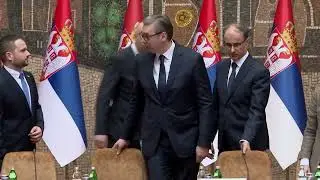 Beograd, sednica Vlade Republike Srbije kojoj je prisustvovao predsednik Srbije Aleksandar Vucic, po