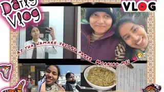 Aaj tha mera second paper vo bhi morning mei 💗🤧...#volgs #collagelife #papertimestatus #viralvolgs 