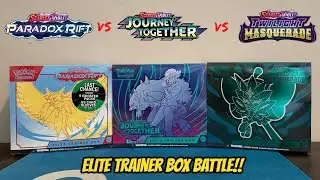 PARADOX RIFT vs JOURNEY TOGETHER vs TWILIGHT MASQUERADE Elite Trainer Box Battle!!