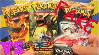 Fake Pokemon X and Y Booster Pack Opening Battle! 1st On YouTube!