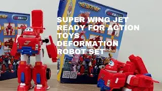 Super Wing Jet READY FOR ACTION - Toys Deformation Robot Set