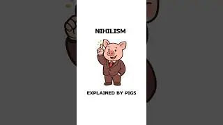 Nihilism Explained By Pigs ! #nihilism #nihilist