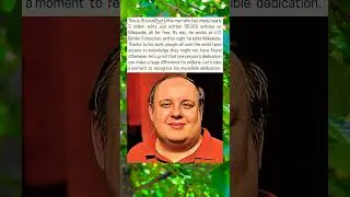 This is Steven Pruitt, the man who has made nearly 3 million edits and written 35,000 articles